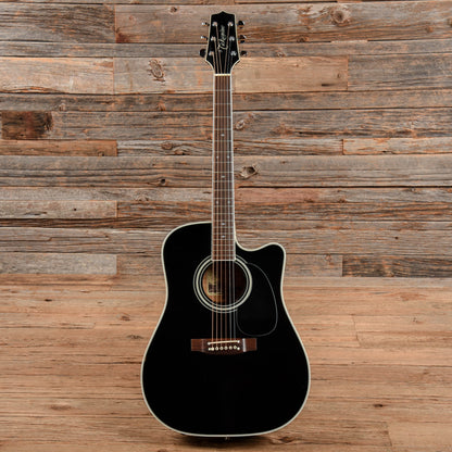 Takamine EF-341SCX Black Acoustic Guitars / Dreadnought