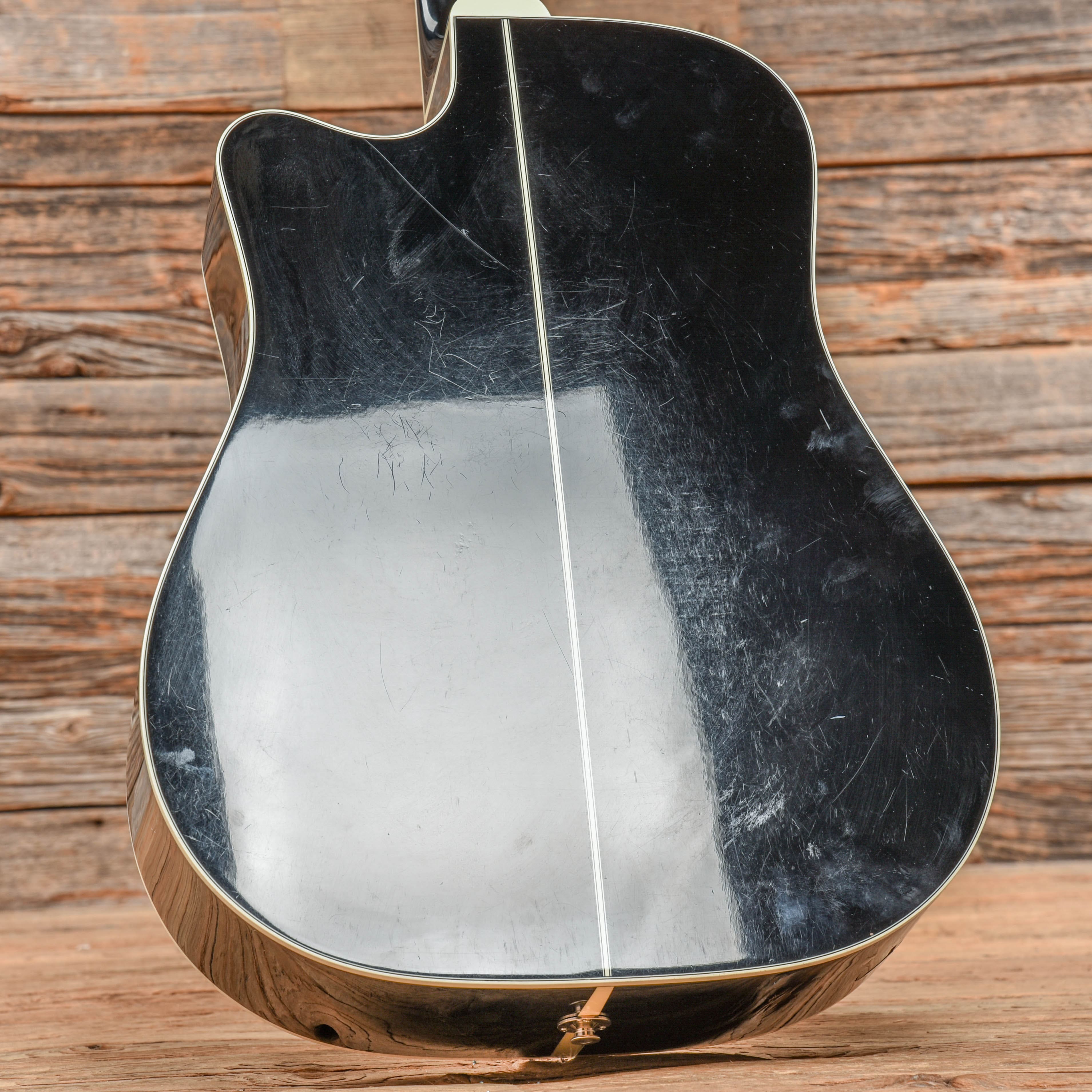 Takamine EF-341SCX Black Acoustic Guitars / Dreadnought