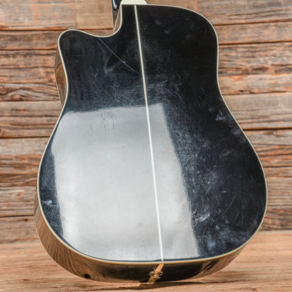 Takamine EF-341SCX Black Acoustic Guitars / Dreadnought