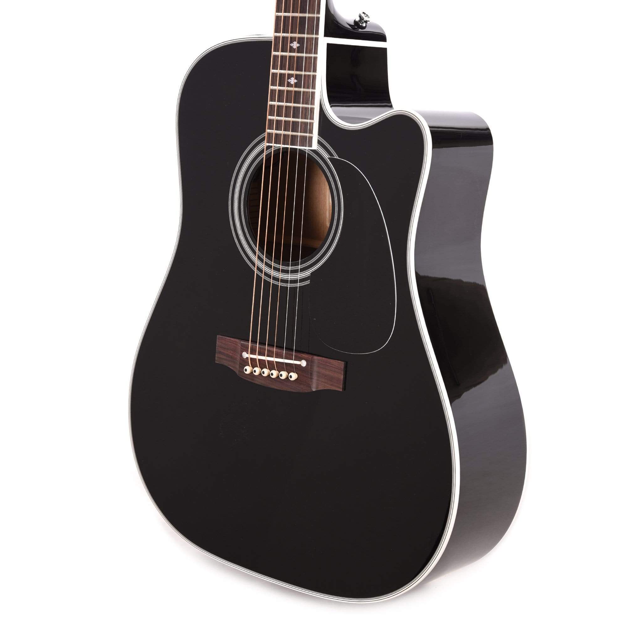 Takamine EF341SC Dreadnought Acoustic-Electric Black Acoustic Guitars / Dreadnought