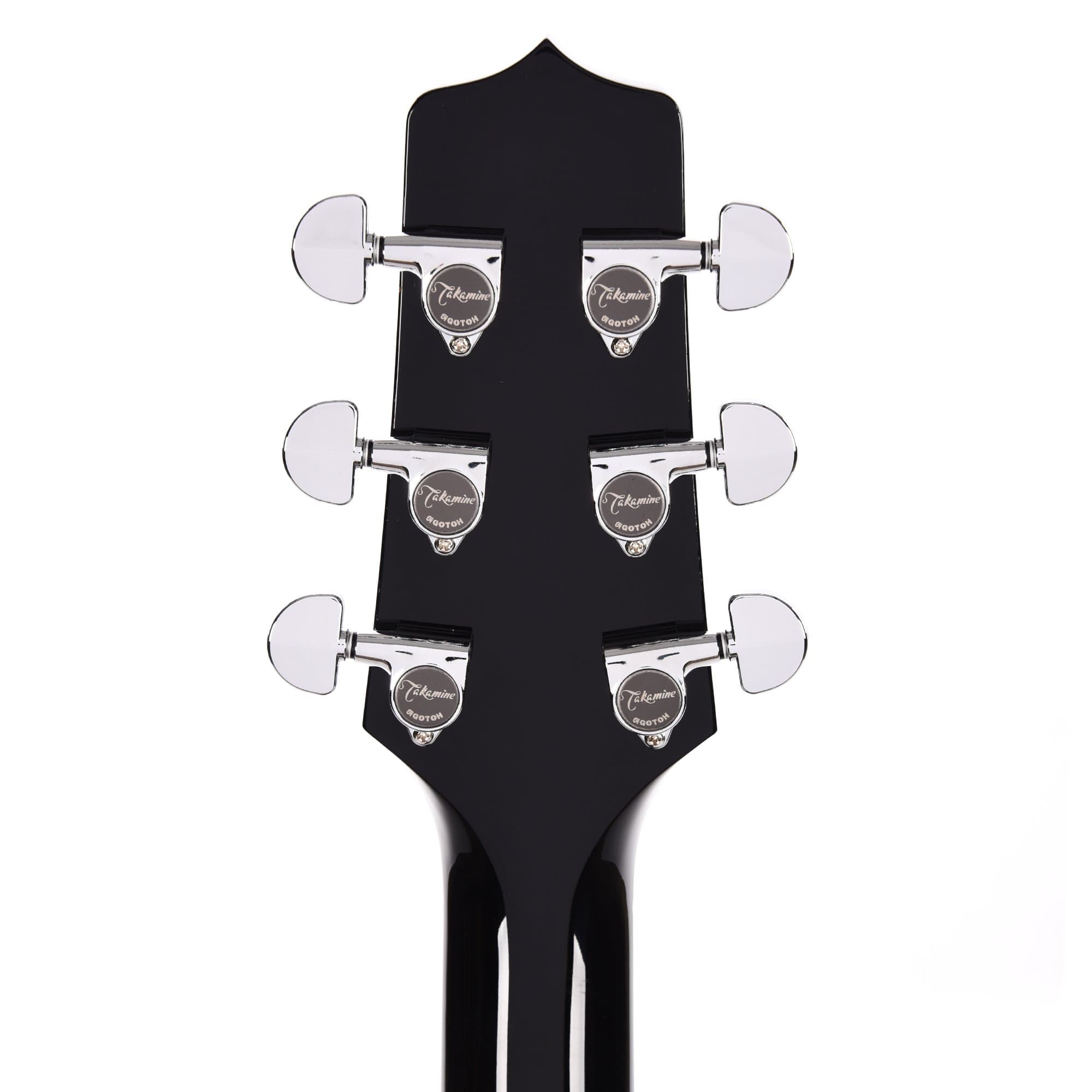 Takamine EF341SC Dreadnought Acoustic-Electric Black Acoustic Guitars / Dreadnought