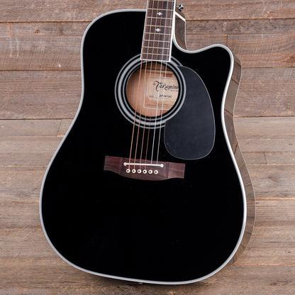 Takamine EF341SC Dreadnought Acoustic-Electric Black Acoustic Guitars / Dreadnought