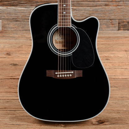 Takamine EF341SC Dreadnought Acoustic-Electric Black Acoustic Guitars / Dreadnought