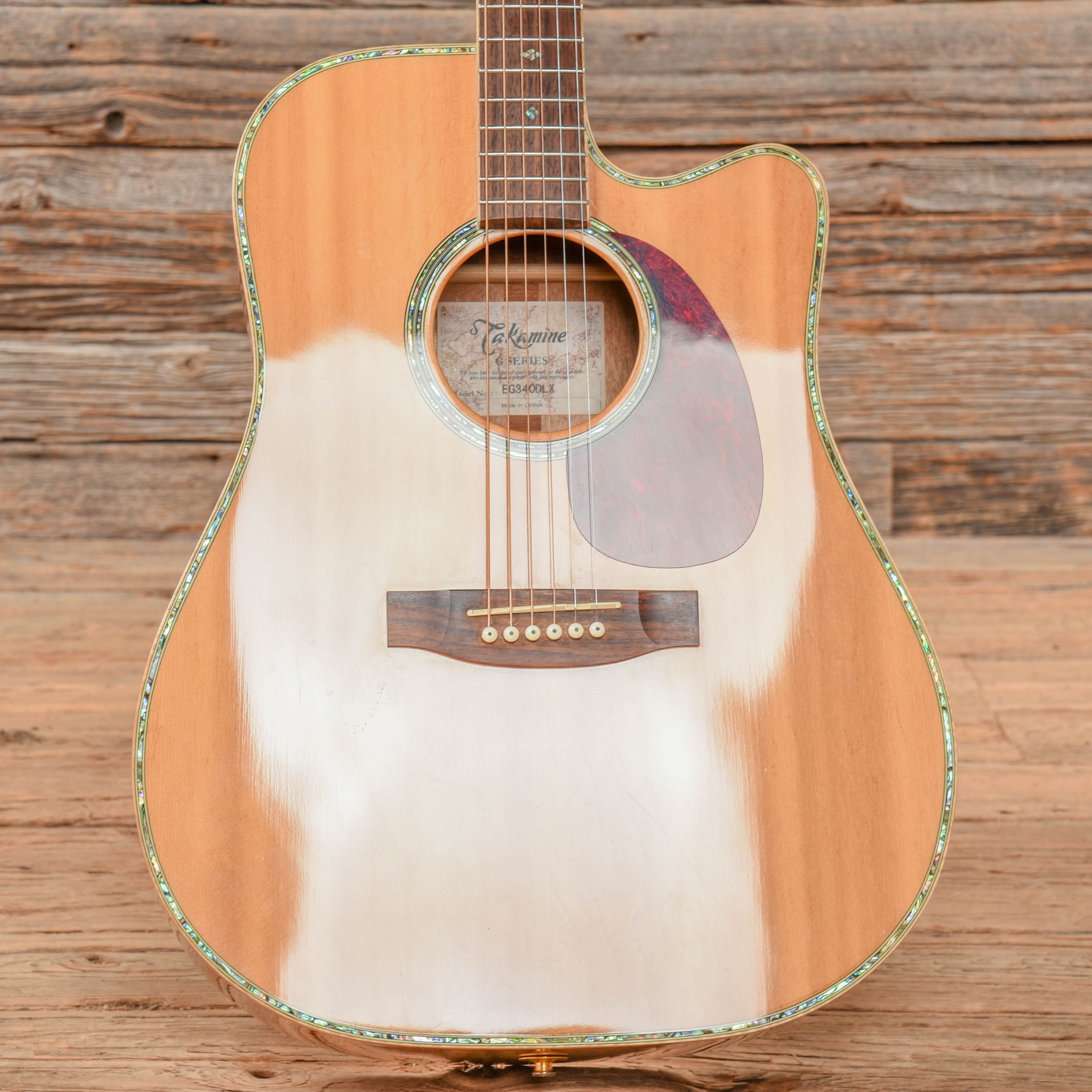 Takamine EG340DLX Natural Acoustic Guitars / Dreadnought