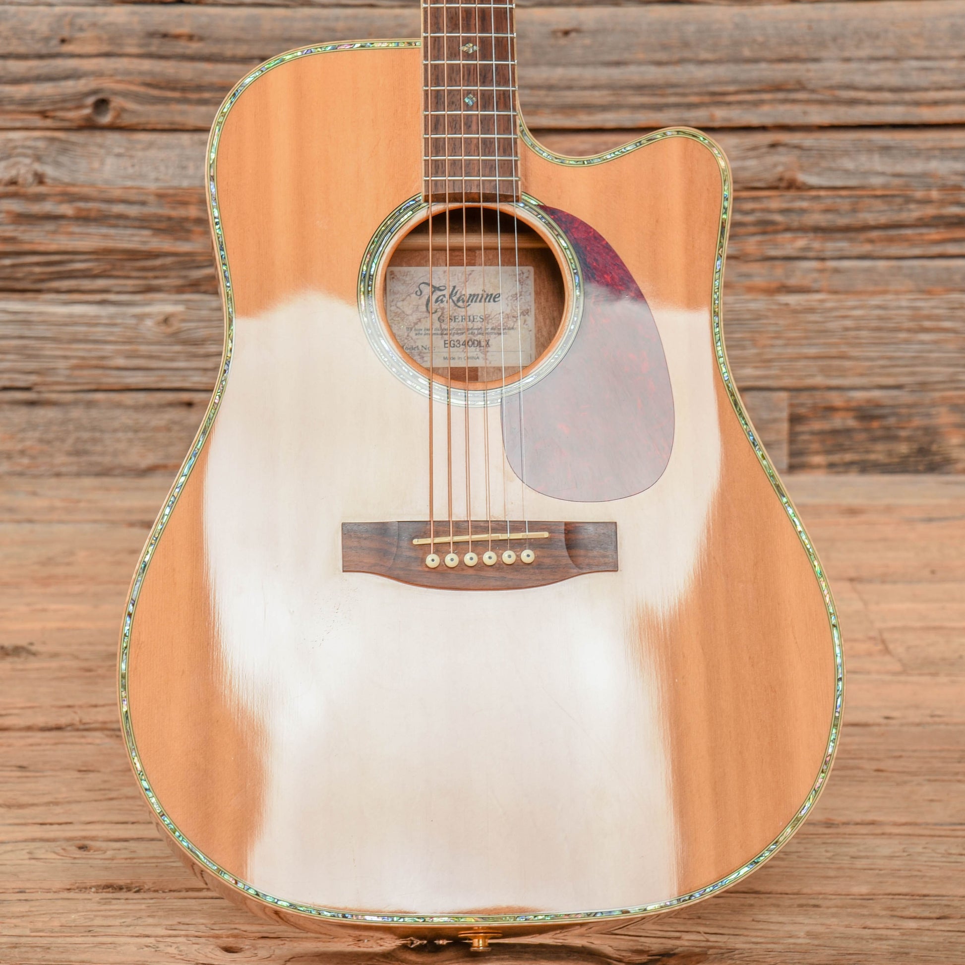 Takamine EG340DLX Natural Acoustic Guitars / Dreadnought