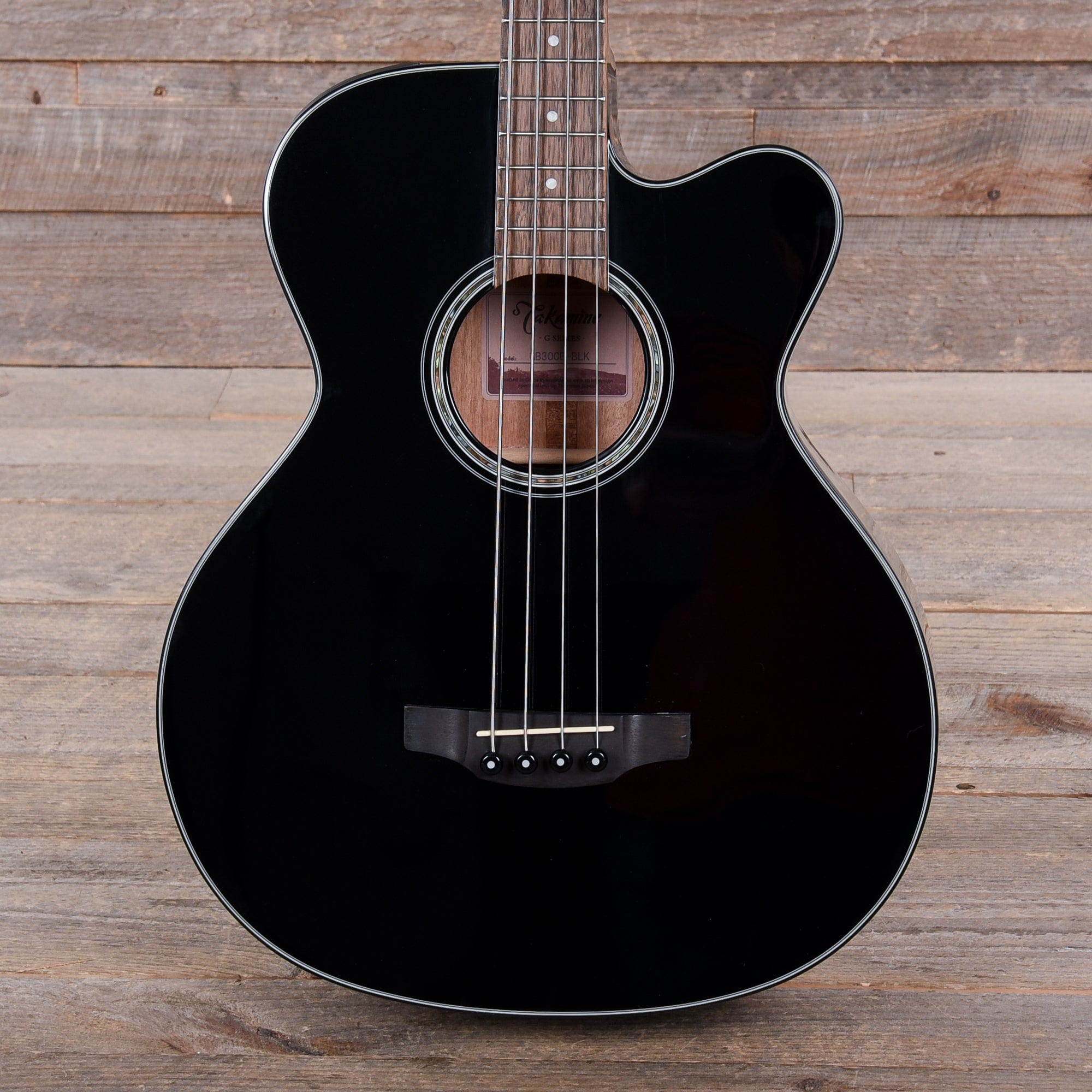 Takamine GB30CE Acoustic-Electric Bass Acoustic-Electric Black Bass Guitars / Acoustic Bass Guitars