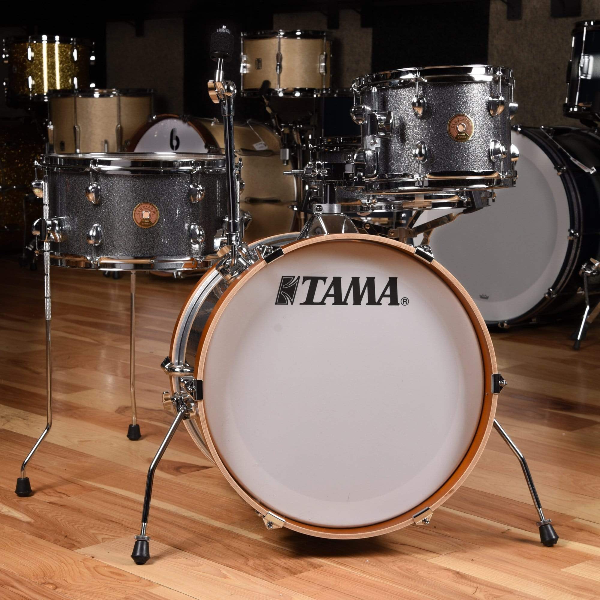 Tama Club Jam 10/14/18/5x13 4pc. Drum Kit Galaxy Silver – Chicago