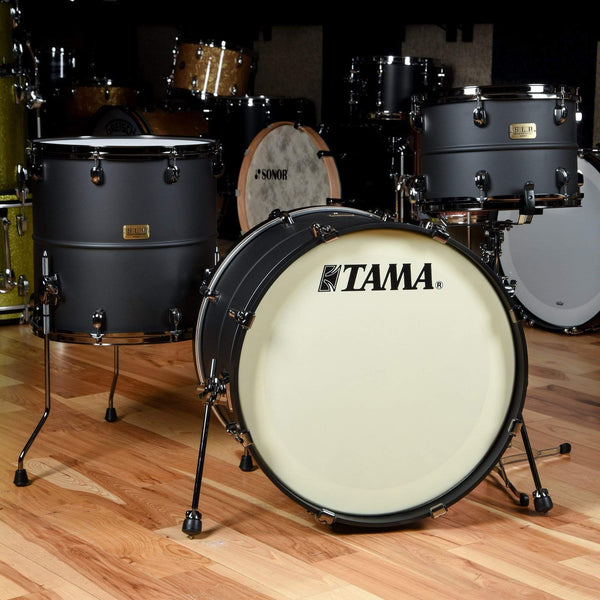 Tama S.L.P. 13/16/22 Big Black Steel 3pc. Drum Kit w/Tom Stand