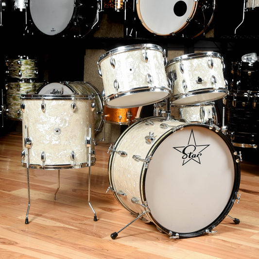 Tama Star 1960's 12/13/16/22 5.5x14 White Marine Pearl Drums and Percussion / Acoustic Drums / Full Acoustic Kits