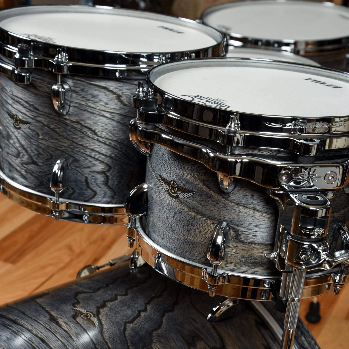 Tama Star Walnut 10/12/14/16/22 5pc. Drum Kit Satin Charcoal Japanese Sen Drums and Percussion / Acoustic Drums / Full Acoustic Kits