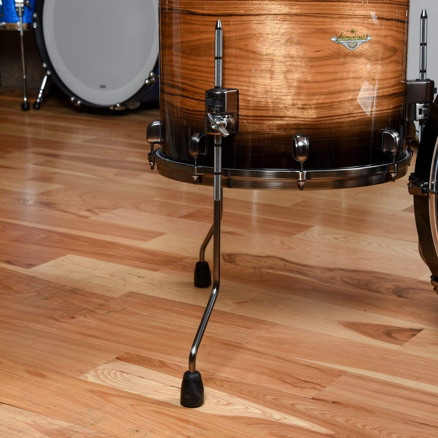 Tama Starclassic 10/12/16/22 4pc. Maple Exotic Drum Kit Natural Pacific Walnut Burst w/Smoked Black Nickel Hardware Drums and Percussion / Acoustic Drums / Full Acoustic Kits