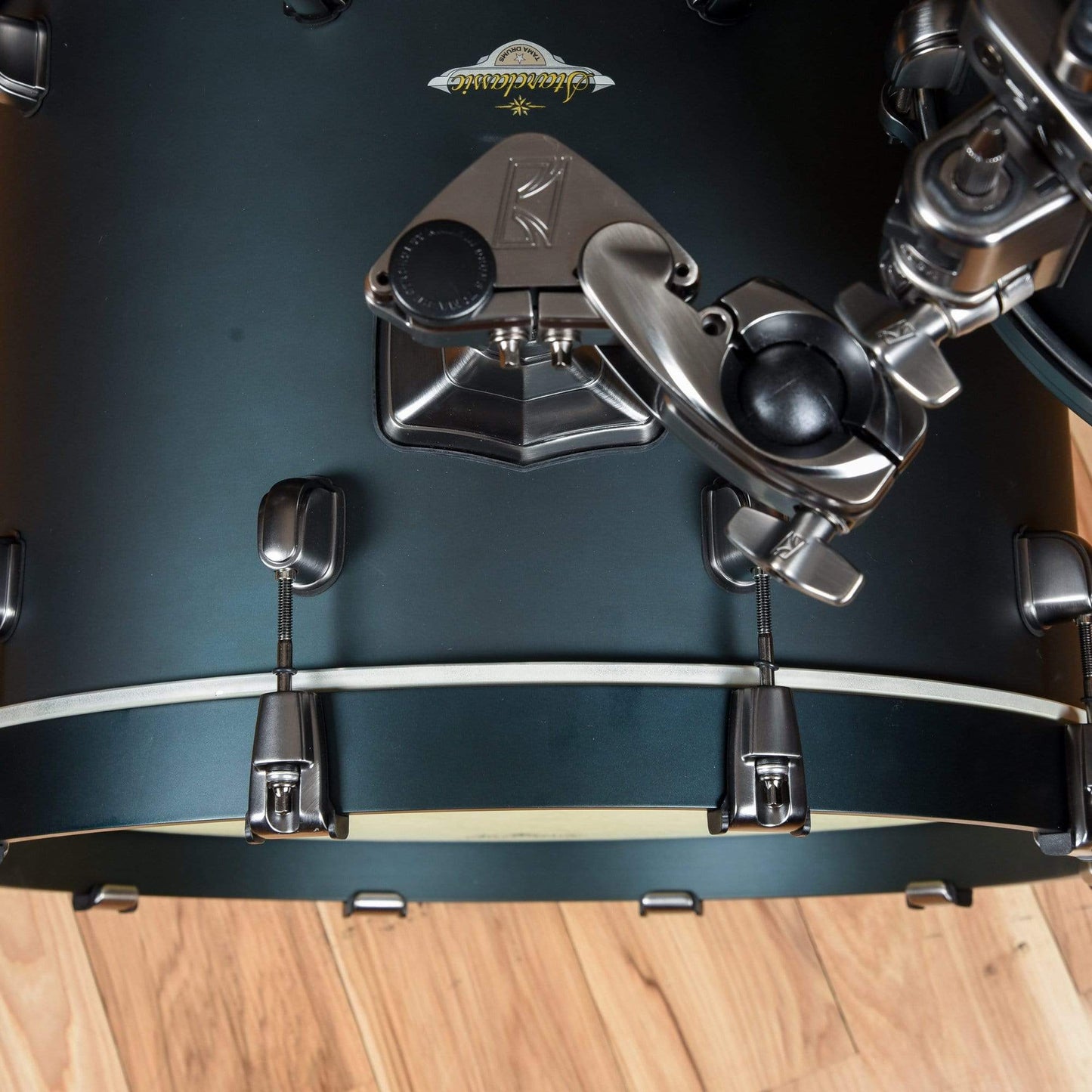 Tama Starclassic 12/14/20 3pc. Maple Drum Kit Flat Deep Green Metallic w/Smoked Black Nickel Hardware Drums and Percussion / Acoustic Drums / Full Acoustic Kits