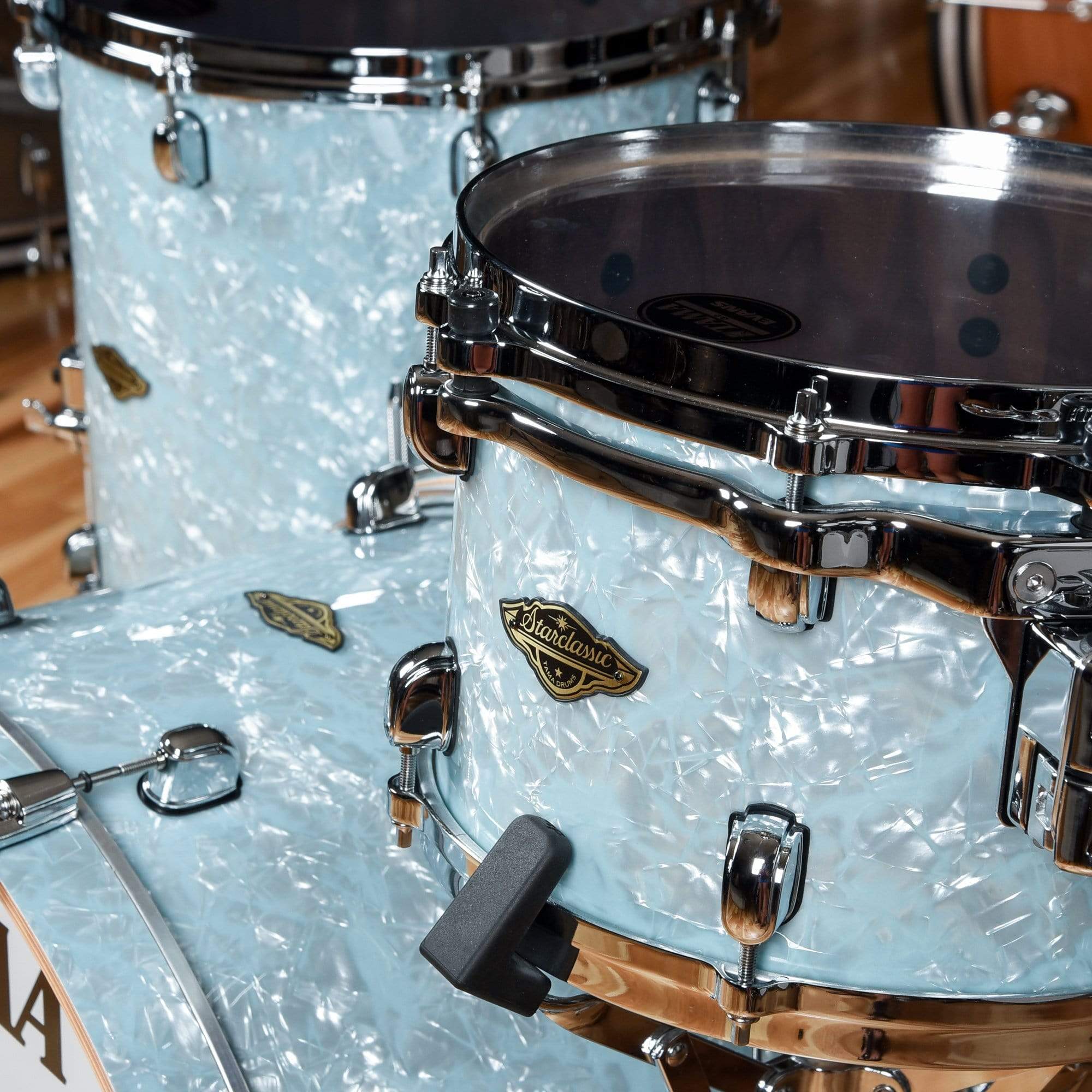 Tama Starclassic 12/16/22 3pc Walnut/Birch Drum Kit Ice Blue Pearl