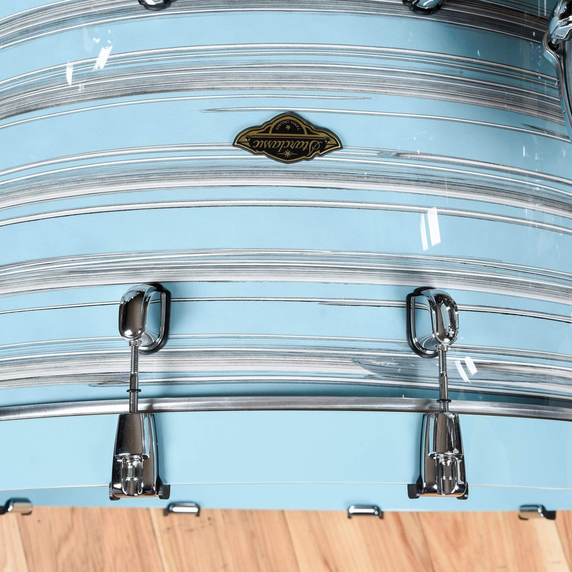 Tama Starclassic 12/16/22 3pc. Walnut/Birch Drum Kit Lacquer Arctic Blue Oyster Drums and Percussion / Acoustic Drums / Full Acoustic Kits