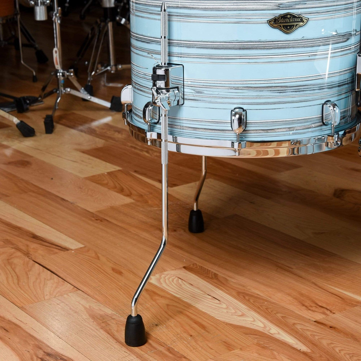 Tama Starclassic 12/16/22 3pc. Walnut/Birch Drum Kit Lacquer Arctic Blue Oyster Drums and Percussion / Acoustic Drums / Full Acoustic Kits