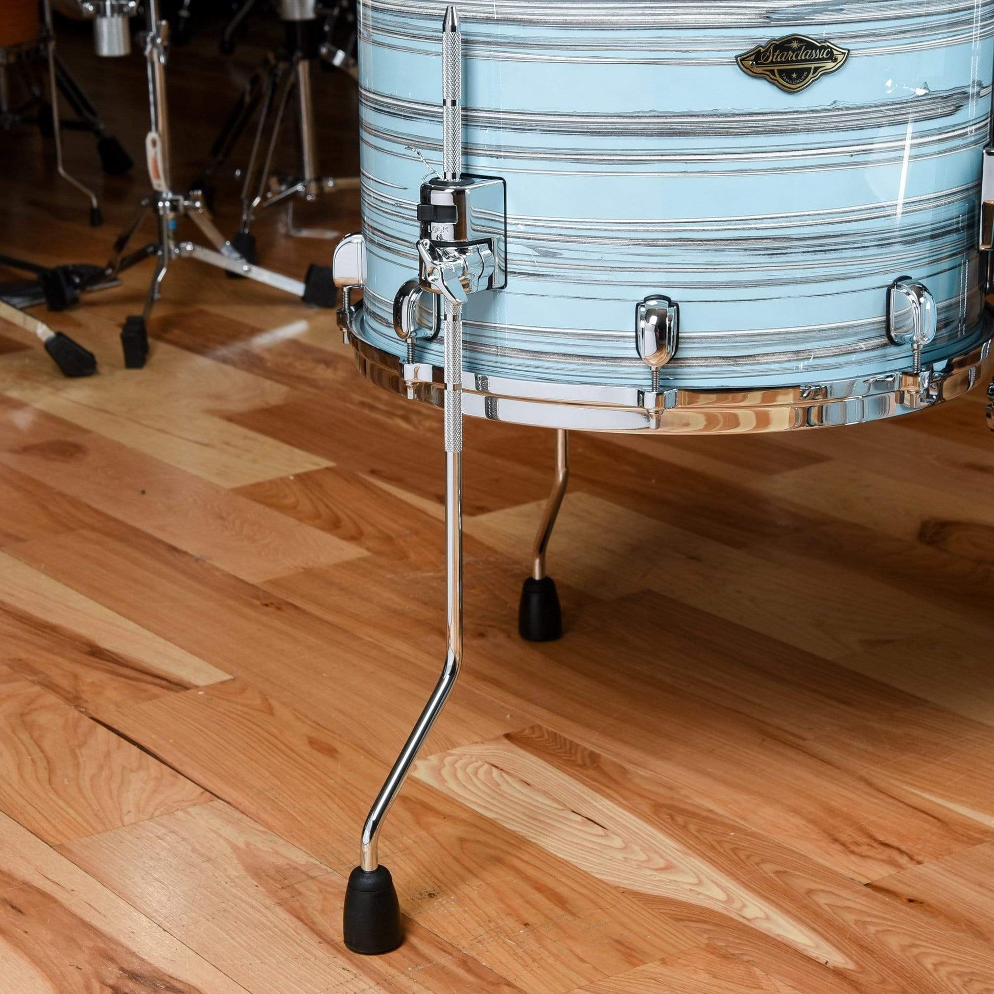 Tama Starclassic 12/16/22 3pc. Walnut/Birch Drum Kit Lacquer Arctic Blue Oyster Drums and Percussion / Acoustic Drums / Full Acoustic Kits