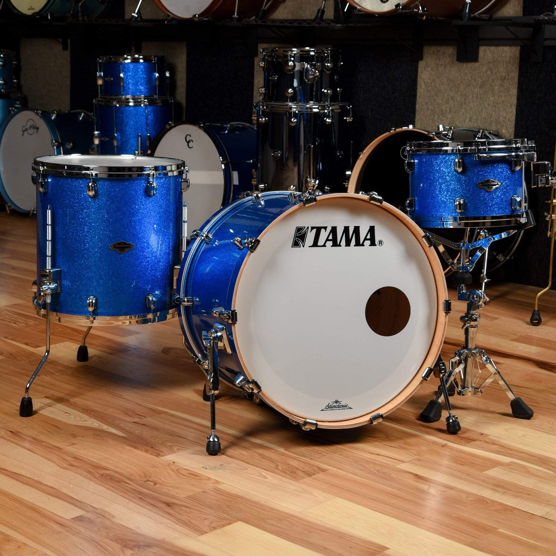 Tama Starclassic B/B 12/16/22 3pc Kit Blue Sparkle Drums and Percussion / Acoustic Drums / Full Acoustic Kits
