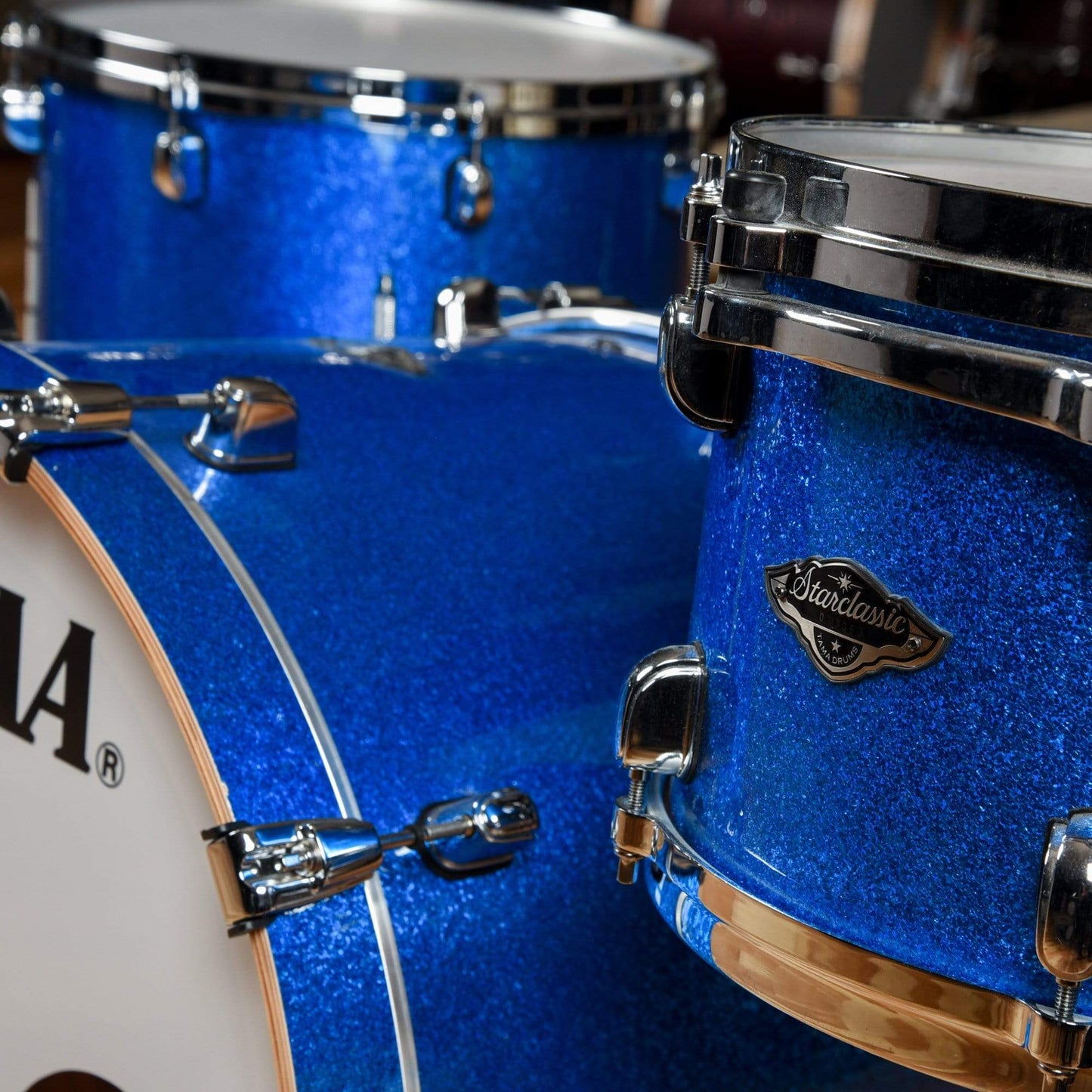 Tama Starclassic B/B 12/16/22 3pc Kit Blue Sparkle Drums and Percussion / Acoustic Drums / Full Acoustic Kits