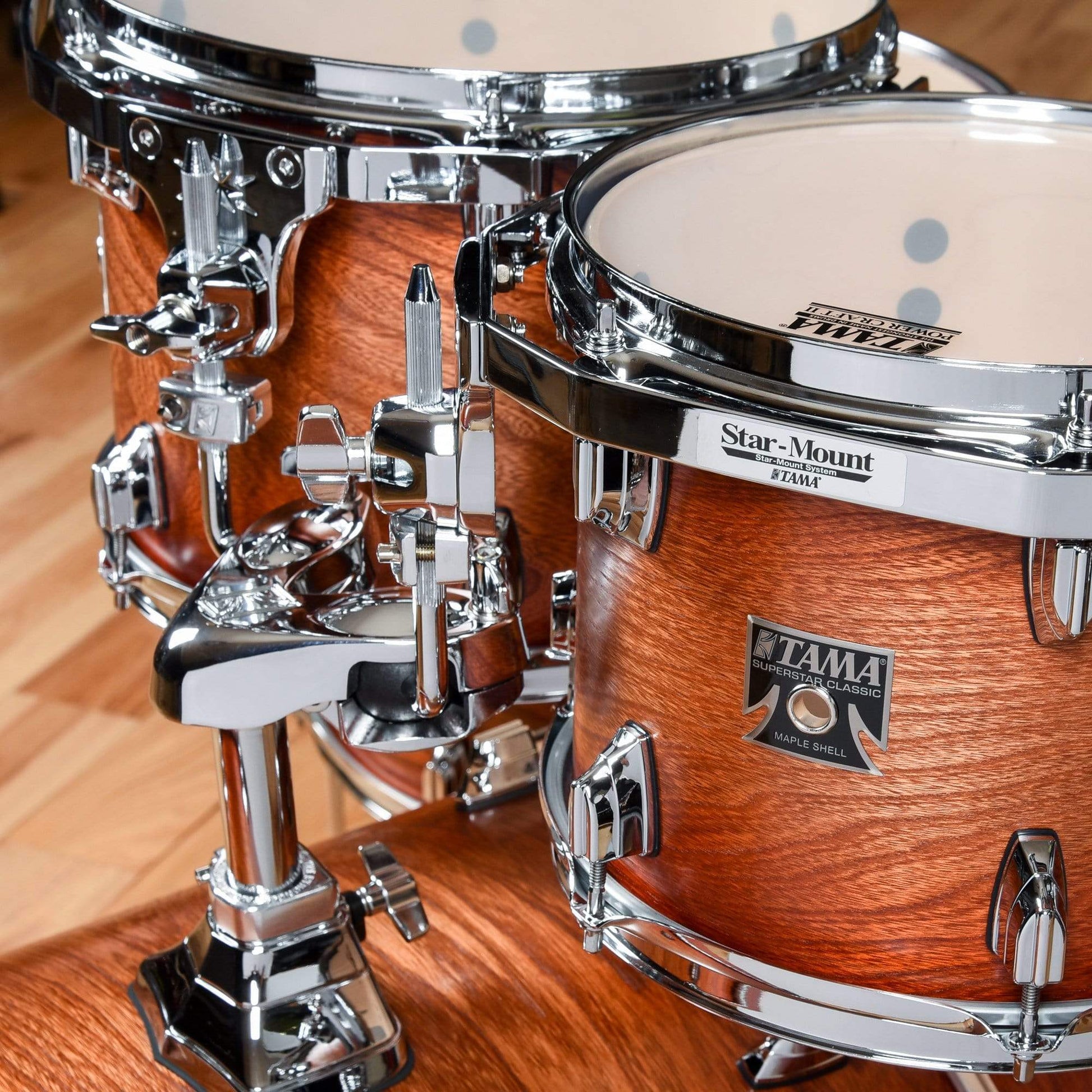 Tama Superstar Classic 10/12/16/22/6.5x14 5pc. Drum Kit Matte Auburn Elm Burst Drums and Percussion / Acoustic Drums / Full Acoustic Kits