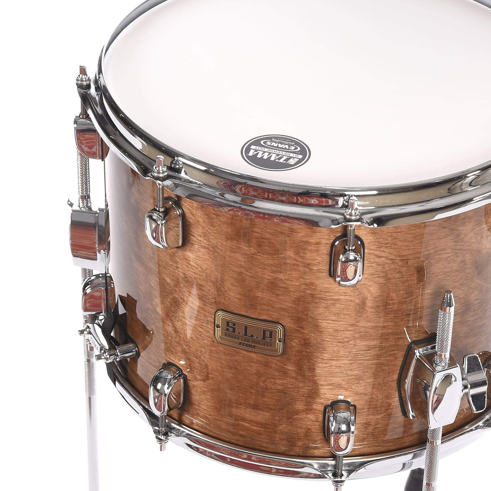 Tama 10x14 S.L.P. Duo Birch Snare Drum Transparent Mocha – Chicago 