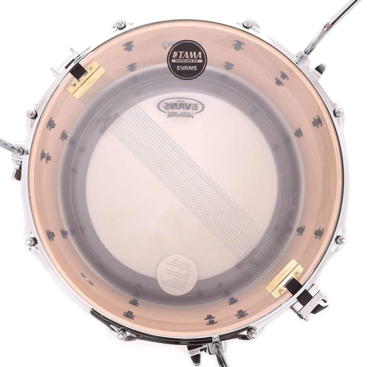 Tama 10x16 S.L.P. Duo Birch Snare Drum Natural Mocha Burst Drums and Percussion / Acoustic Drums / Snare