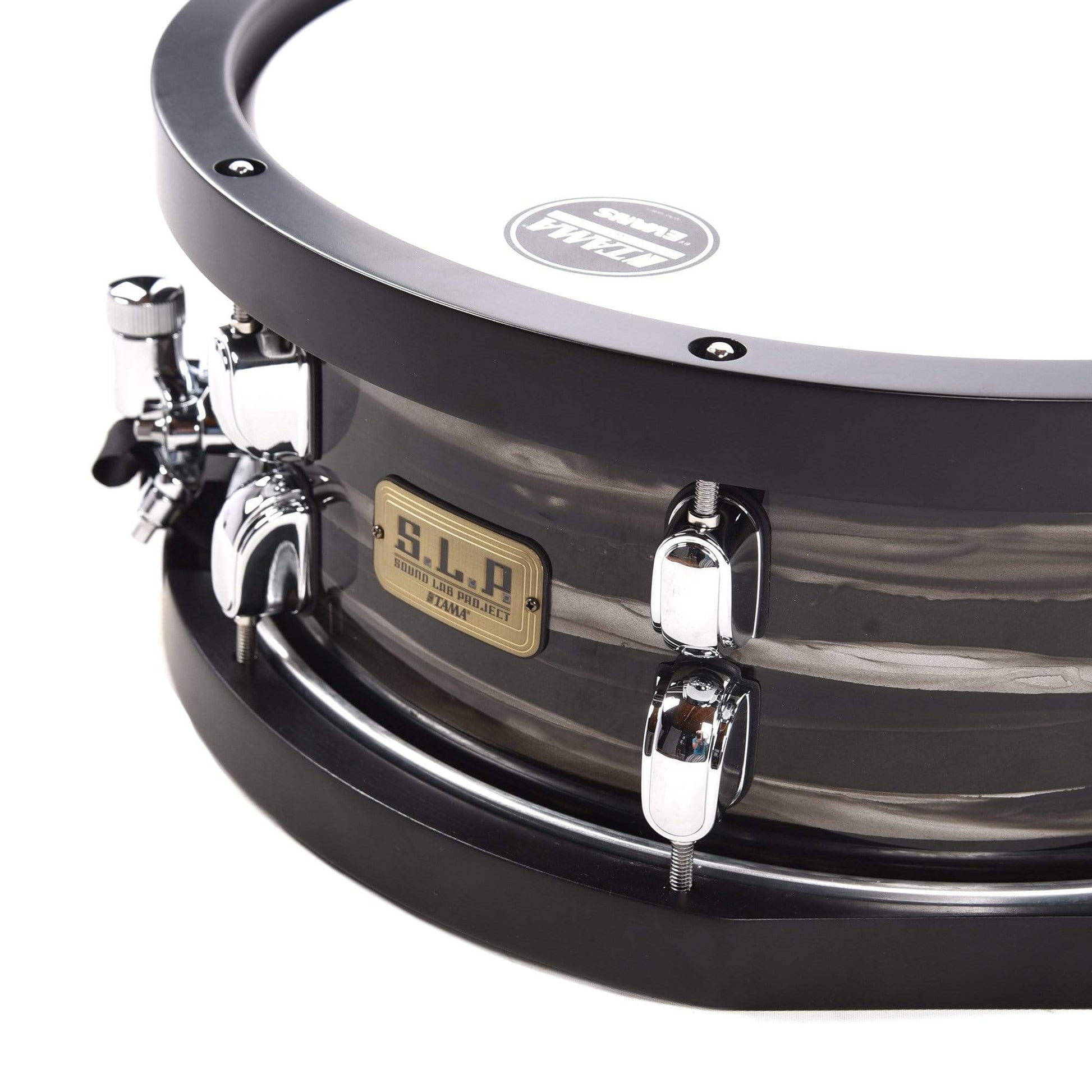 Tama 5.5x14 S.L.P. Studio Maple Snare Drum Lacquered Charcoal Oyster w/Black Wood Hoops Drums and Percussion / Acoustic Drums / Snare