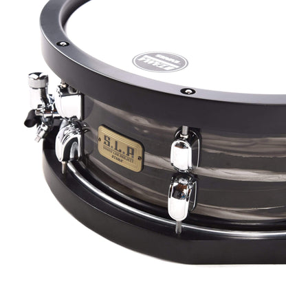 Tama 5.5x14 S.L.P. Studio Maple Snare Drum Lacquered Charcoal Oyster w/Black Wood Hoops Drums and Percussion / Acoustic Drums / Snare