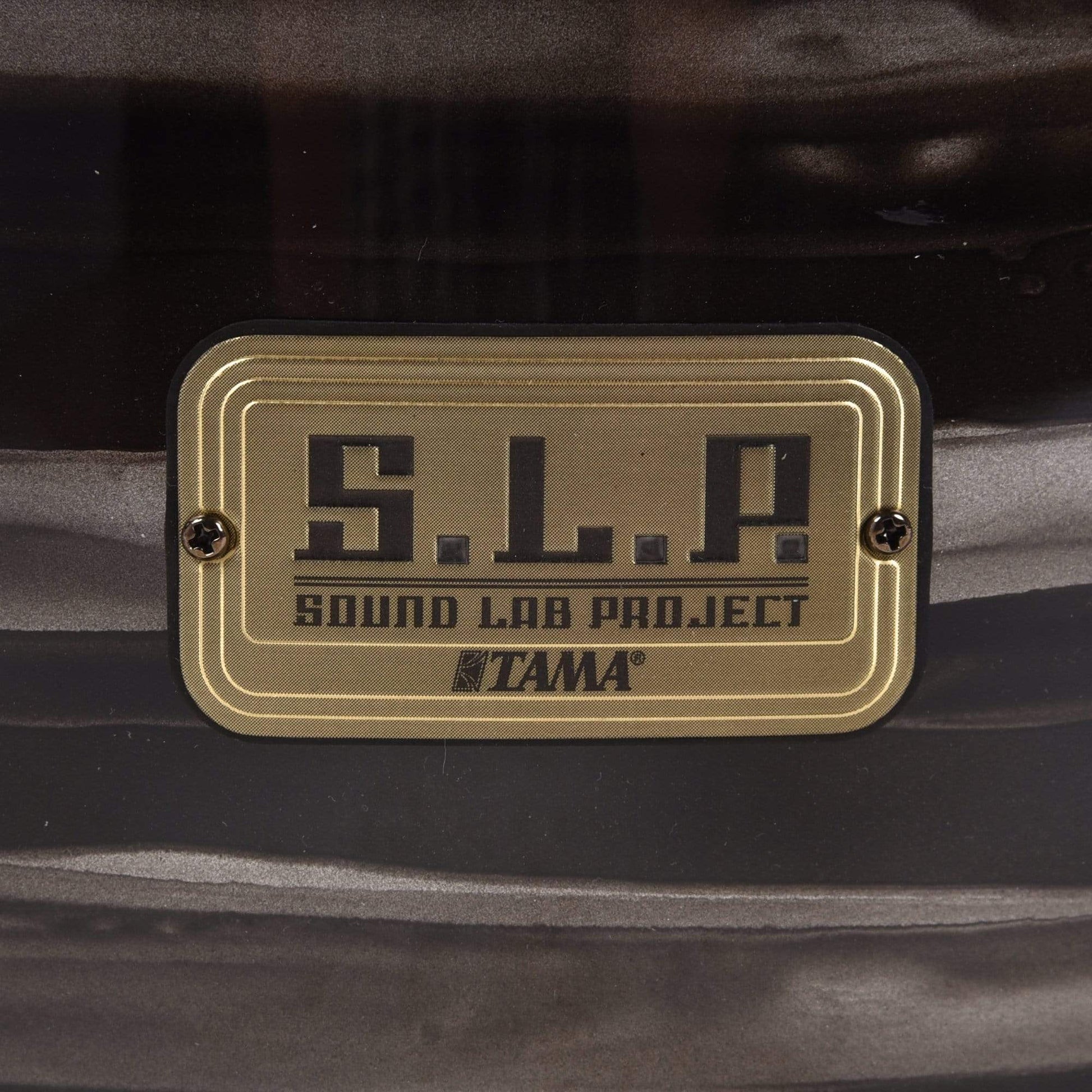 Tama 5.5x14 S.L.P. Studio Maple Snare Drum Lacquered Charcoal Oyster w/Black Wood Hoops Drums and Percussion / Acoustic Drums / Snare