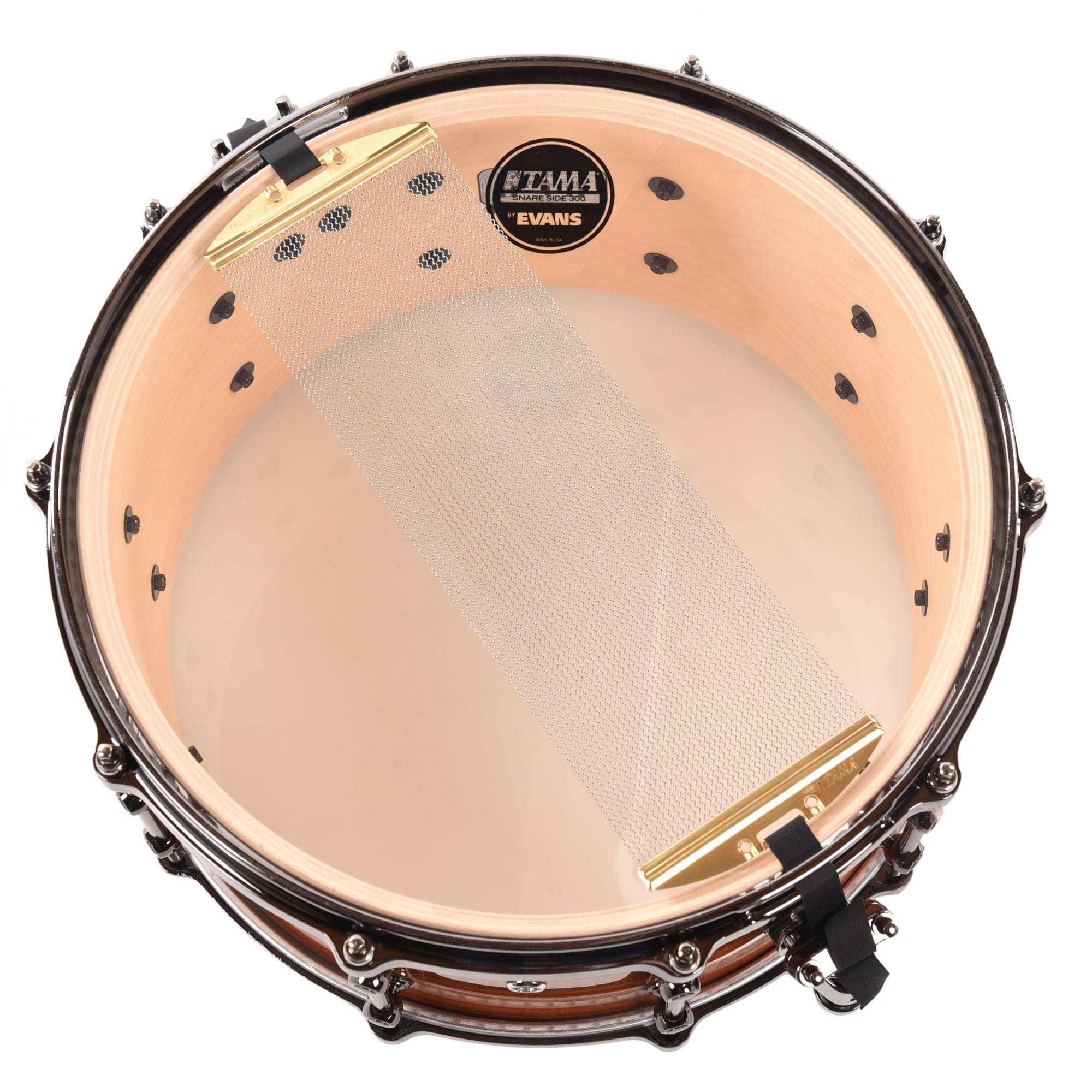 Tama 7x14 S.L.P. G-Maple Snare Drum Gloss Tangerine Zebrawood