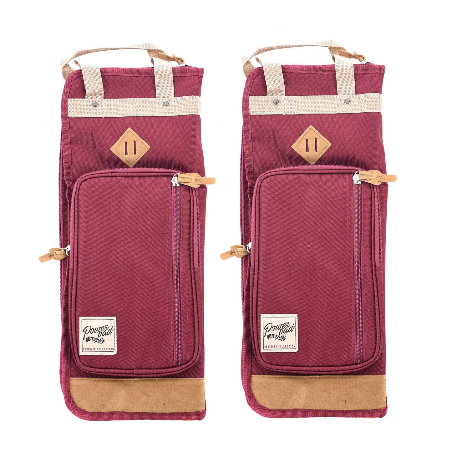 Tama Powerpad Designer Stick Bag Wine Red 2 Pack Bundle Drums and Percussion / Parts and Accessories / Cases and Bags