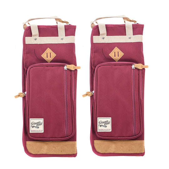 Tama Powerpad Designer Stick Bag Wine Red 2 Pack Bundle Drums and Percussion / Parts and Accessories / Cases and Bags