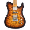 Tausch 665 Raw Deluxe Figured Maple Aged Antique Sunburst w/Tauschbuckers & Middle Single Coil Electric Guitars / Solid Body