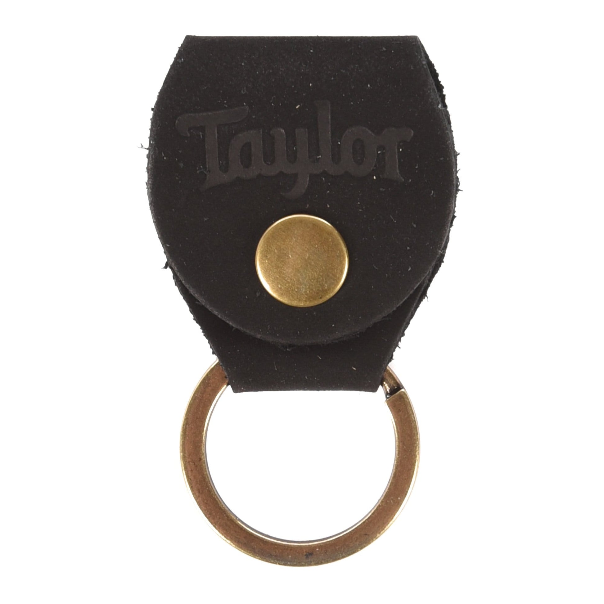 Taylor Key Ring w/Pick Holder Black Nubuck Accessories / Merchandise