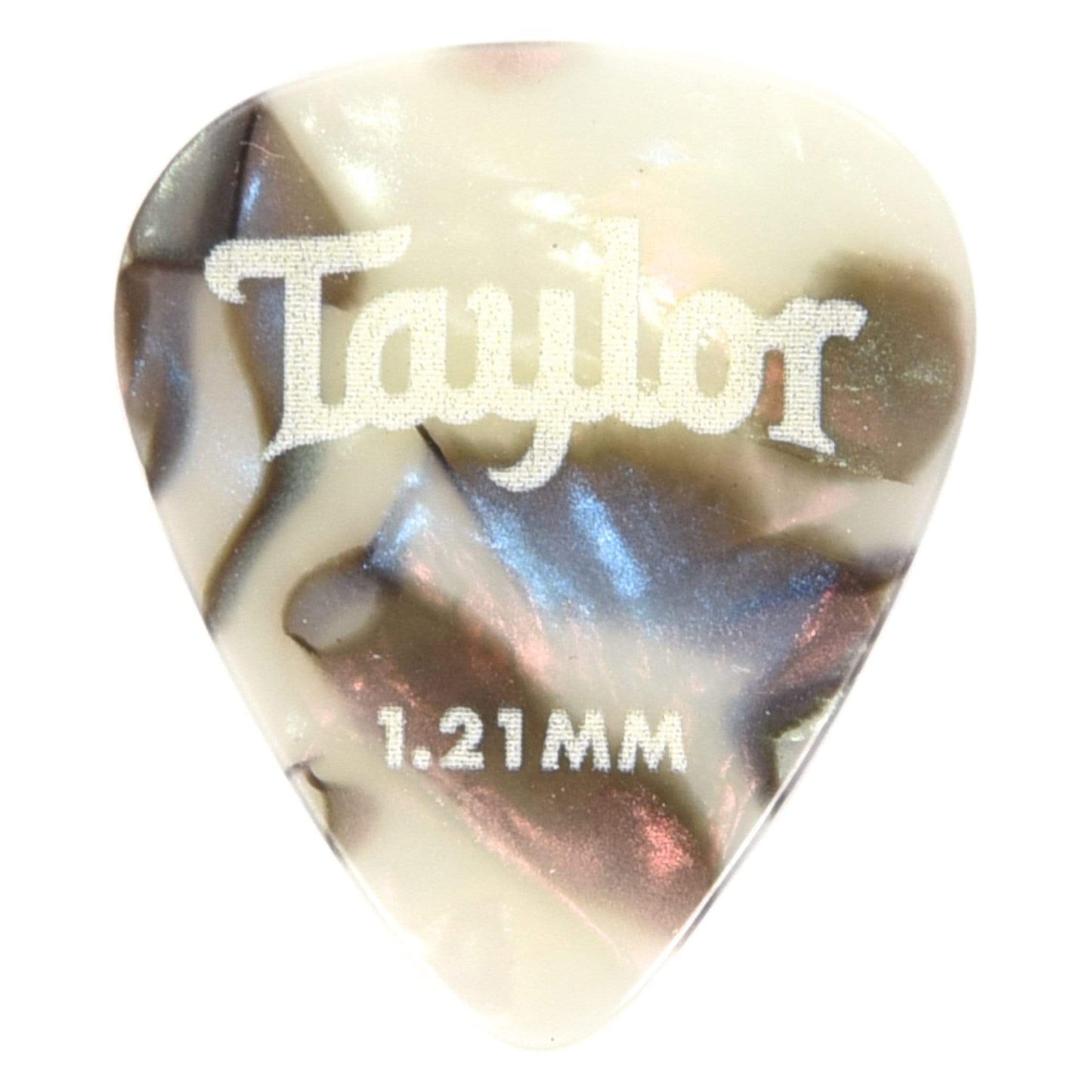 Taylor Celluloid 351 Picks Abalone 1.21mm 3 Pack (36) Bundle Accessories / Picks