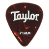 Taylor Celluloid 351 Picks Tortoise Shell 0.71mm 2 Pack (24) Bundle Accessories / Picks