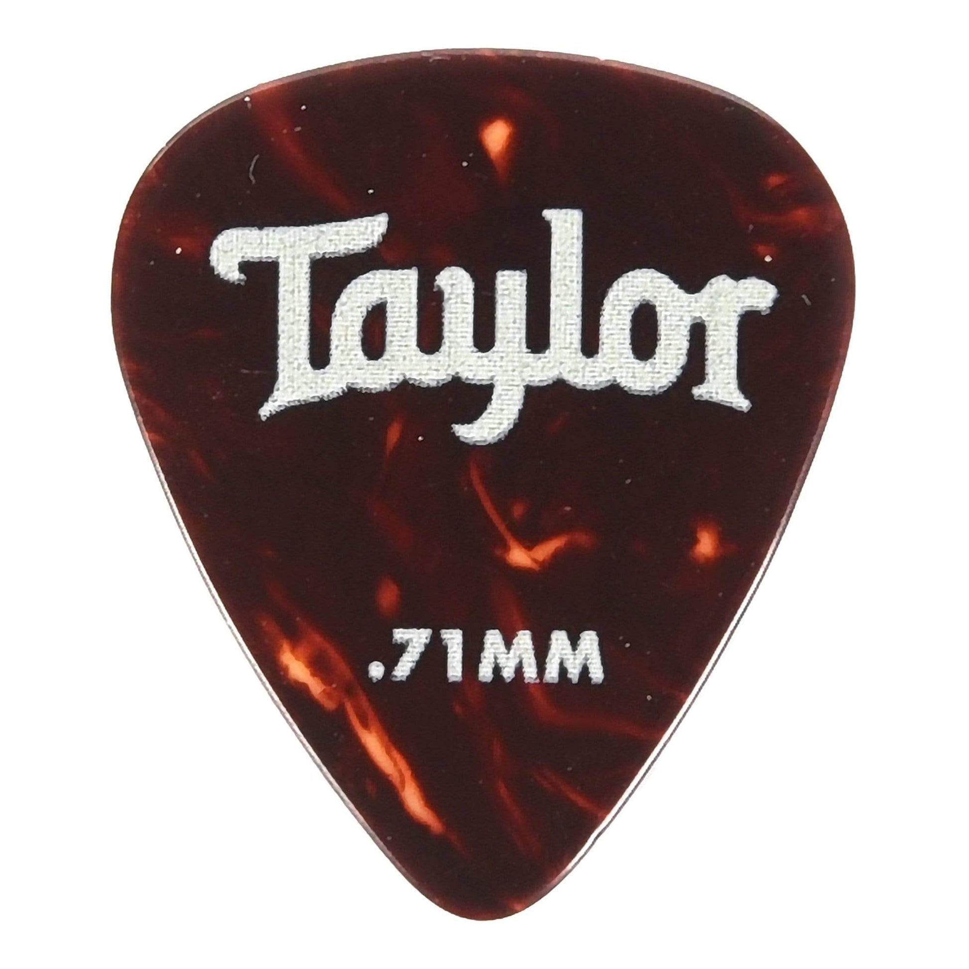 Taylor Celluloid 351 Picks Tortoise Shell 0.71mm 3 Pack (36) Bundle Accessories / Picks