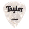 Taylor Celluloid 351 Picks White Pearl 0.96mm 12-Pack Accessories / Picks