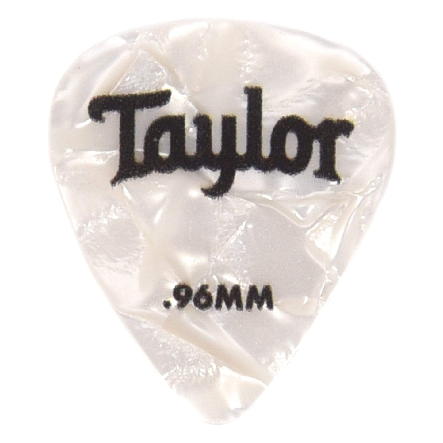 Taylor Celluloid 351 Picks White Pearl 0.96mm 4 Pack (48) Bundle Accessories / Picks