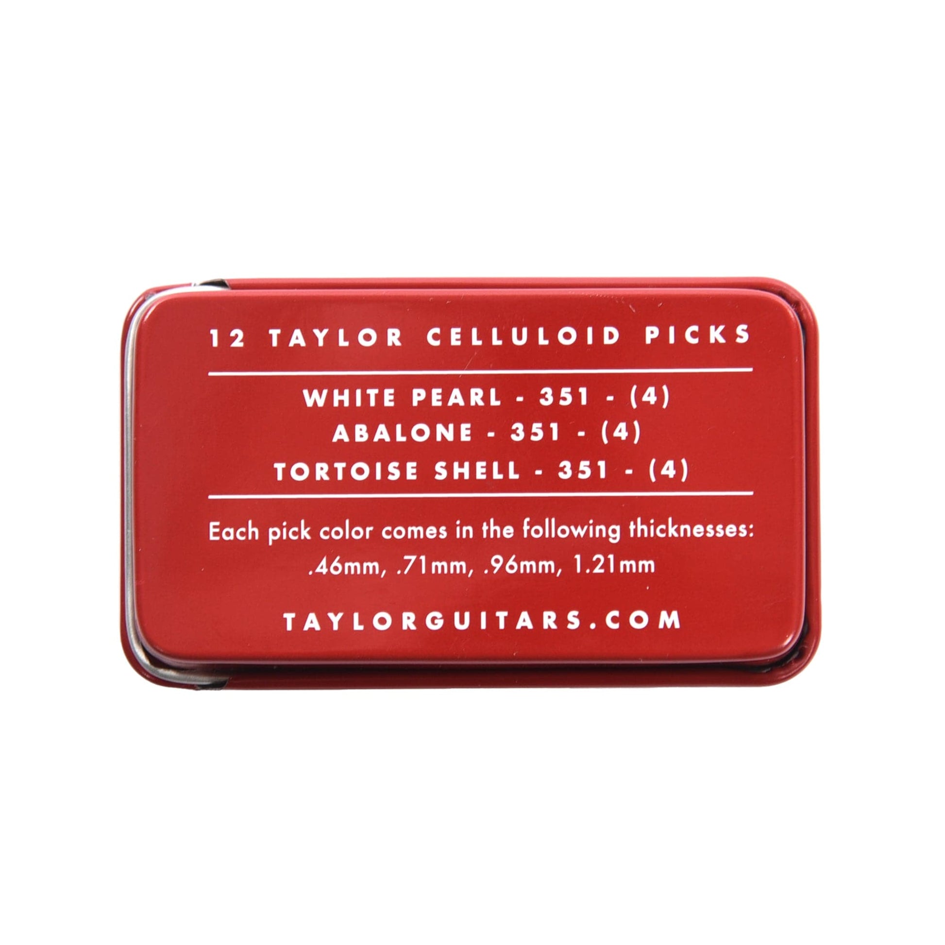 Taylor Celluloid Pick Tin Accessories / Picks