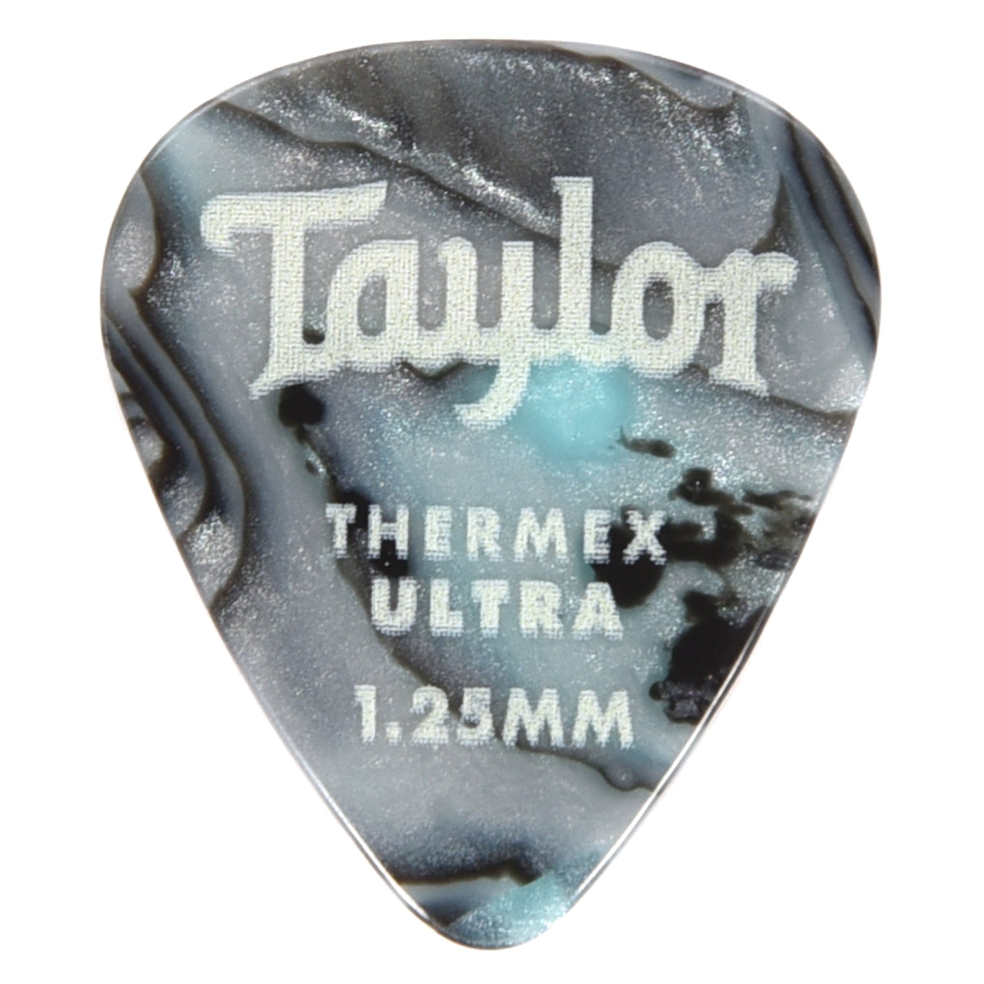 Taylor Premium Darktone 351 Thermex Ultra Picks Abalone 1.25mm 3 Pack (18) Bundle Accessories / Picks