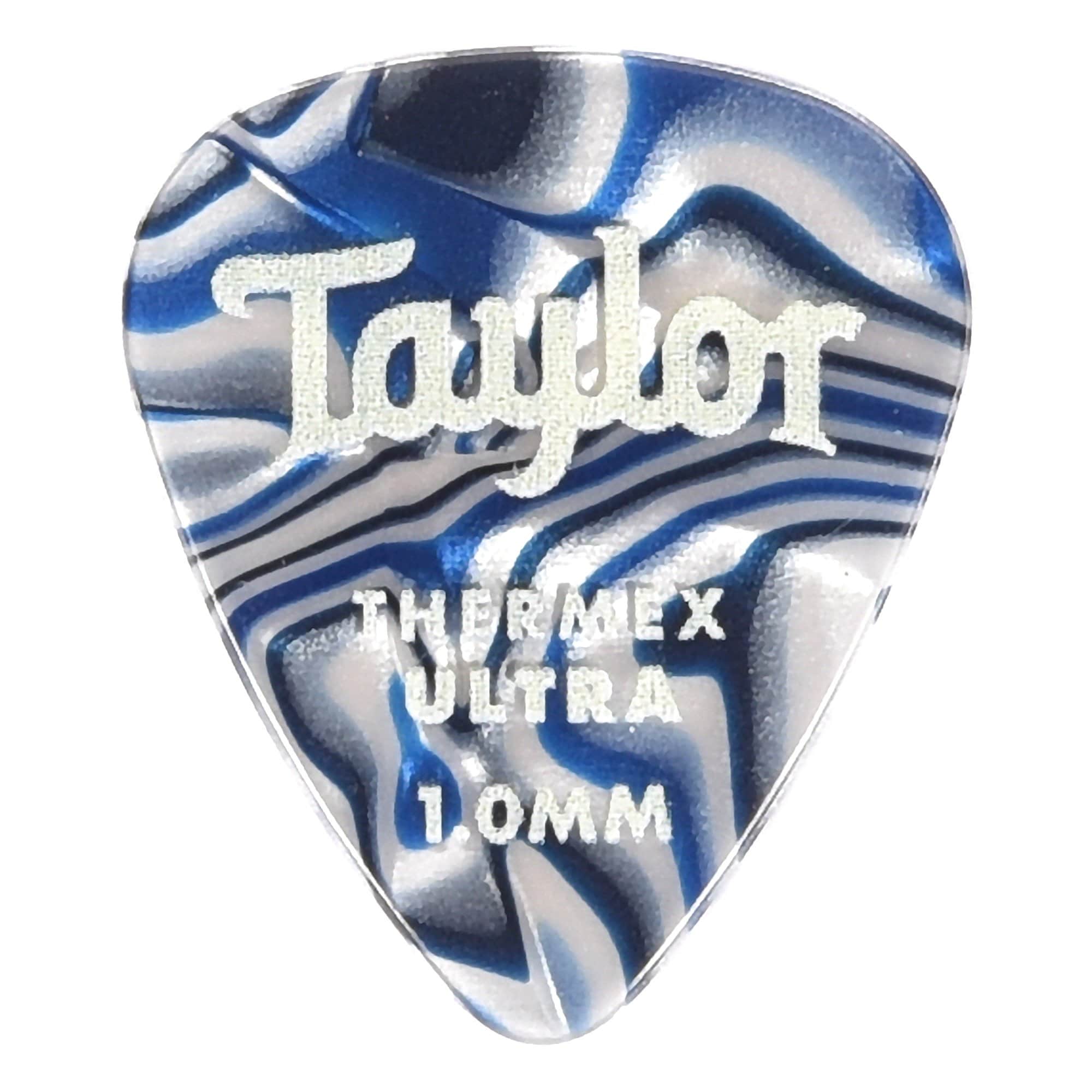 Taylor Premium Darktone 351 Thermex Ultra Picks Blue Swirl 1.00mm 6-Pack Accessories / Picks