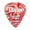 Taylor Premium Darktone 351 Thermex Ultra Ruby Swirl 1.25mm 6-Pack Accessories / Picks