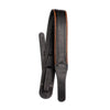 Taylor American Dream Leather Strap Brown/Black w/White Stitching 2.5” Accessories / Straps
