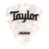 Taylor Celluloid 351 Picks White Pearl 0.46mm 12-Pack Accessories / Straps