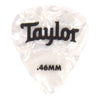 Taylor Celluloid 351 Picks White Pearl 0.46mm 2 Pack (24) Bundle Accessories / Straps