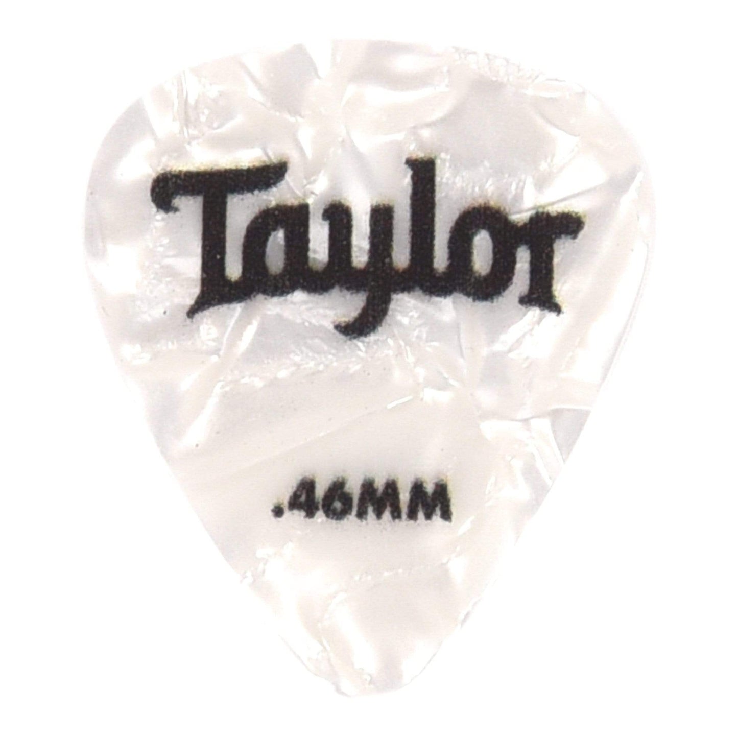 Taylor Celluloid 351 Picks White Pearl 0.46mm 3 Pack (36) Bundle Accessories / Straps
