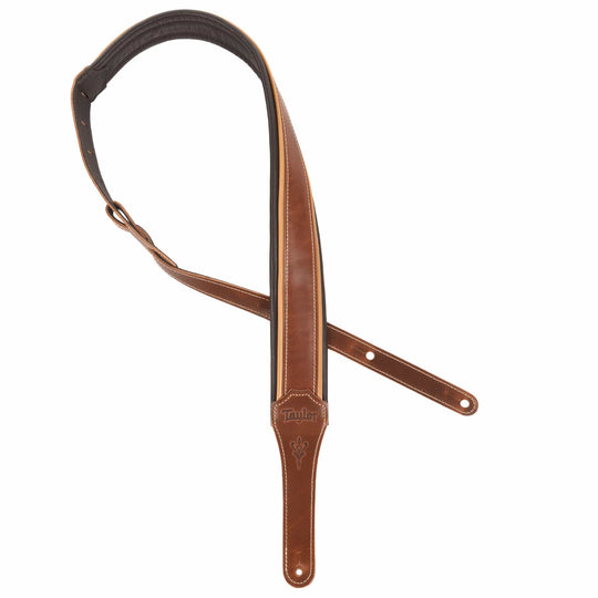 Taylor Century Strap Medium Brown/Butterscotch/Black Leather 2.5