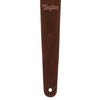 Taylor Guitar Strap Chocolate Embroidered Suede 2.5" Accessories / Straps