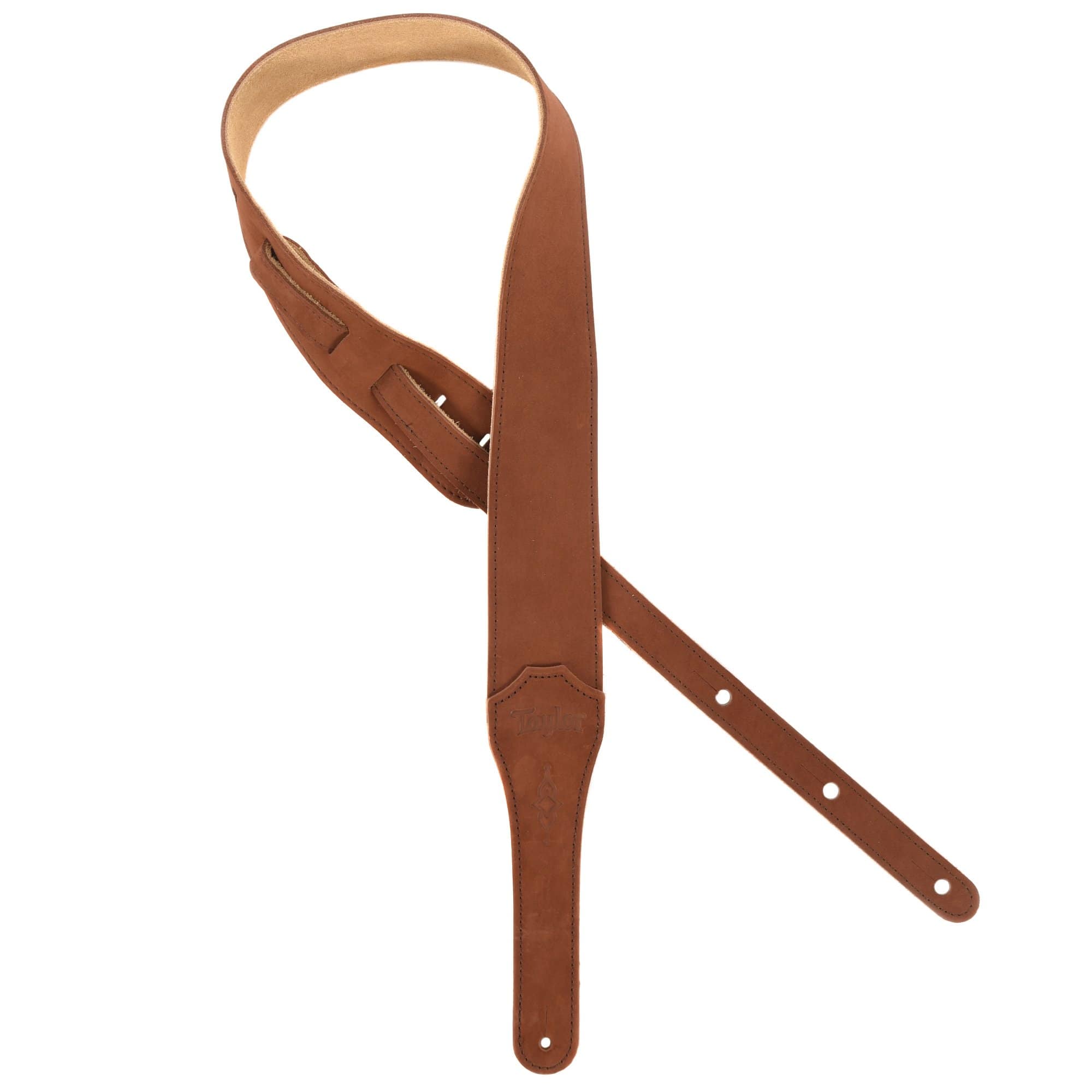 Taylor Strap Medium Brown Sanded Suede 2.5