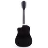 Taylor 250ce-BLK Deluxe 12-String Dreadnought Sitka/Maple Black ES2 Acoustic Guitars / 12-String